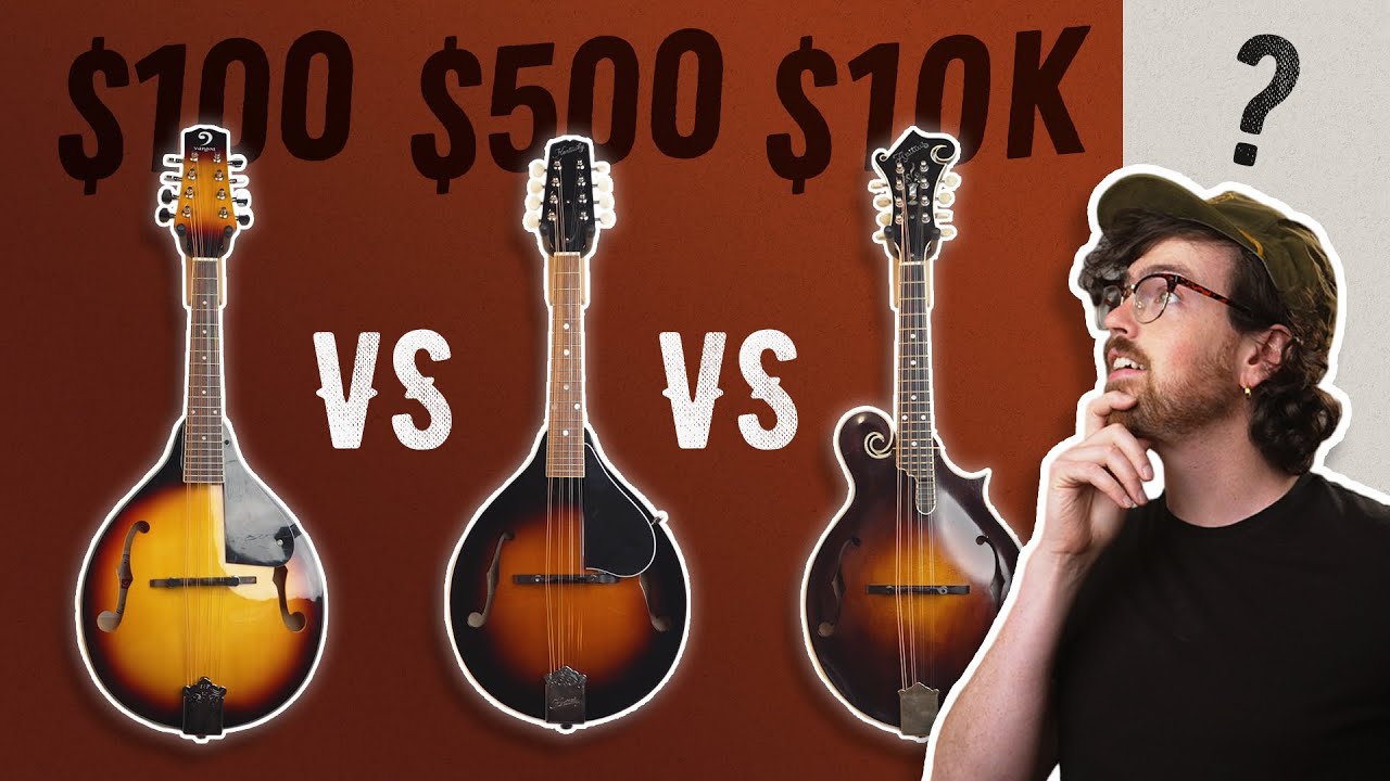 $100 vs $500 vs $10,000 Mandolin - YouTube