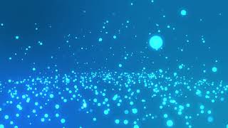 Blue Bouncing Particles (Free Motion Graphic Background)