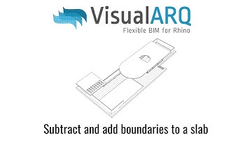 Modify slab boundaries easily with VisualARQ