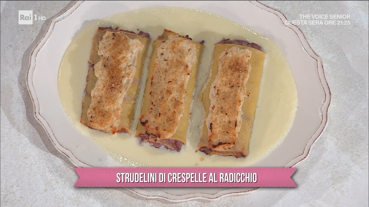 Strudelini di crespelle al radicchio - È sempre mezzogiorno - 20/01/2023
