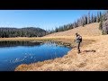 Remote Mountain Lake Fishing | Backpacking with Fly Rod