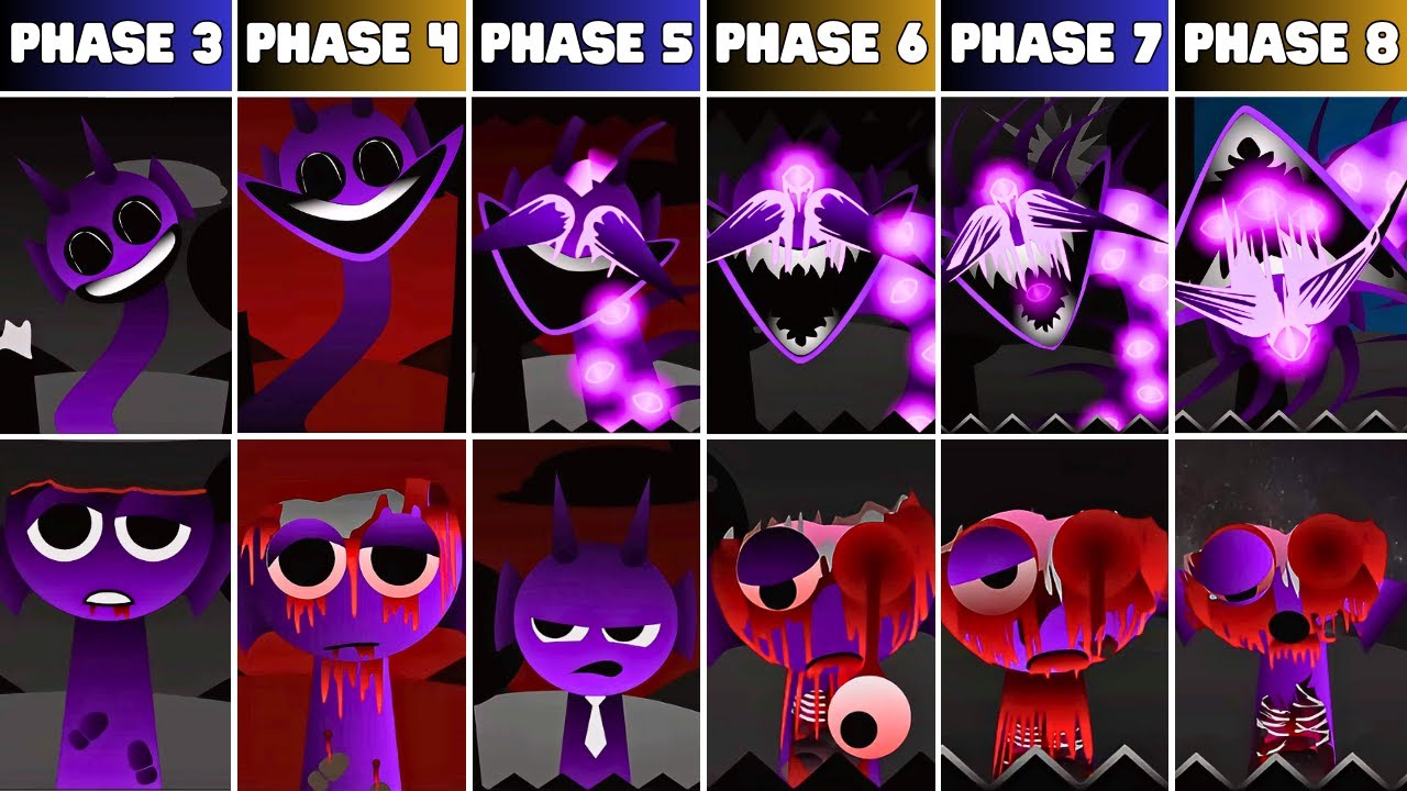 Incredibox Sprunki But Definitive Version VS Swapped Version: From Phase 3 to Phase 8