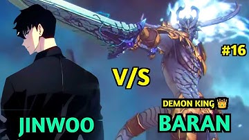 Jinwoo Vs Demon King Baran 🔥| Solo Leveling: Arise Chapter 19, 20