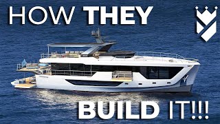 HOW A NEW 30 METER AND A 37 METER EXPLORER YACHT ARE BUILT AT NUMARINE. IN THE BEGINNING...