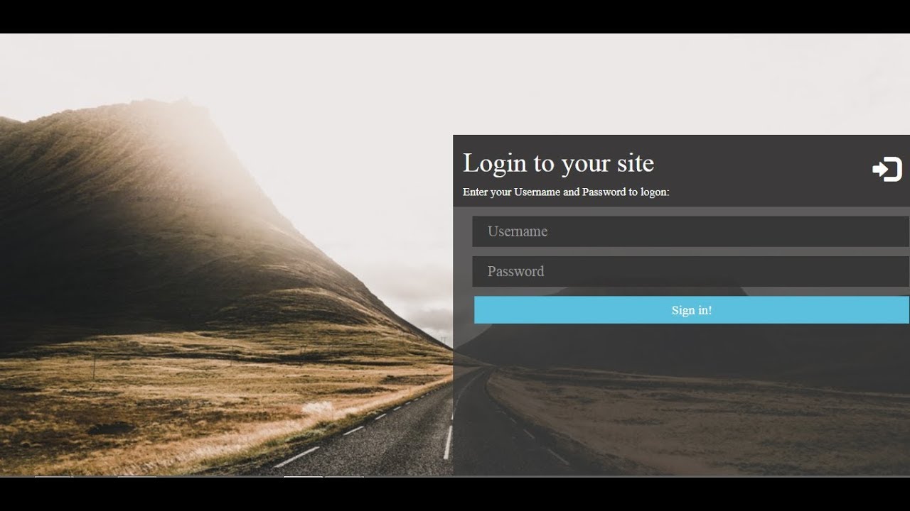 Bootstrap Login Form Source Code - Login Form Design Bootstrap ...