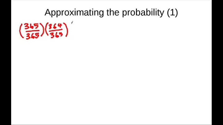 Birthday Problem Part 1