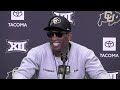 Colorado Football Weekly Press Conference