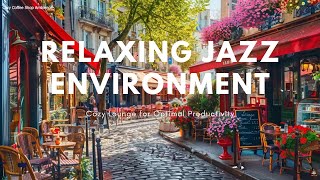 Relaxing Jazz Environment: Cozy Lounge for Optimal Productivity