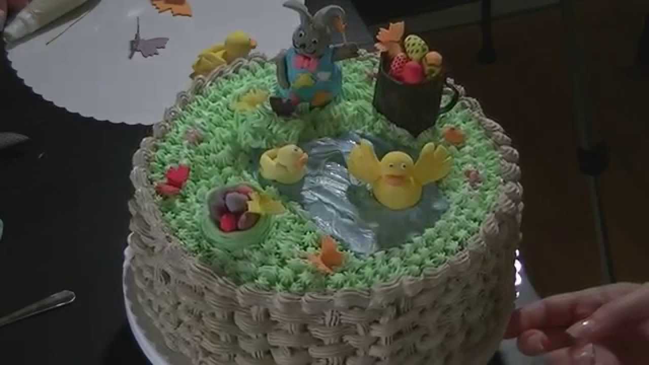 Buttercremetorte Ostern - Motivtorten - Thementorten - Tortenrezepte