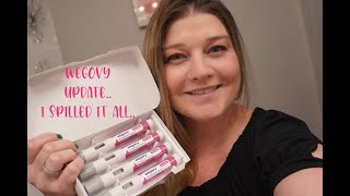 Wegovy week 2-3 update.  I spilled it.. Weightless update - symptoms - side effects