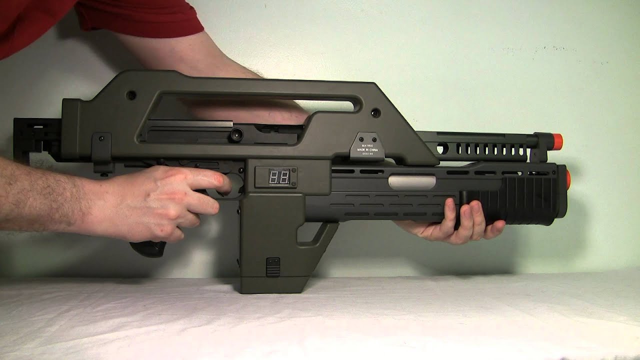 Here is my review of the Matrix Aliens M41A Pulse Rifle Air soft gun replic...