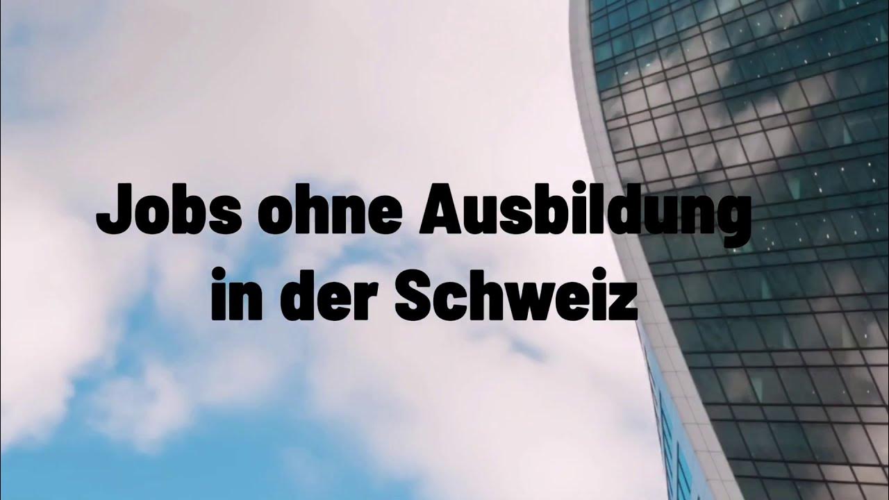 suche job ohne ausbildung