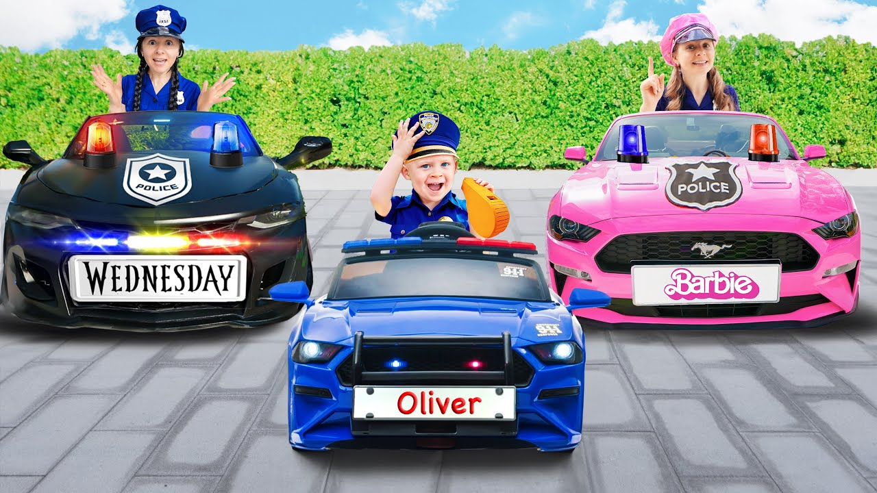 Oliver e Mamãe brincam de policial | Aventura policial Compilação