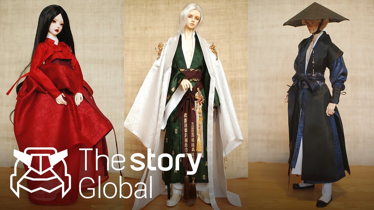 HANBOK, which is worn by a BJD, is so cool! Meet the BJD dressmaker of