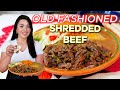 How to make The BEST Mexican Restaurant Shredded Beef Dinner Recipe | Carne deshebrada a la Mexicana