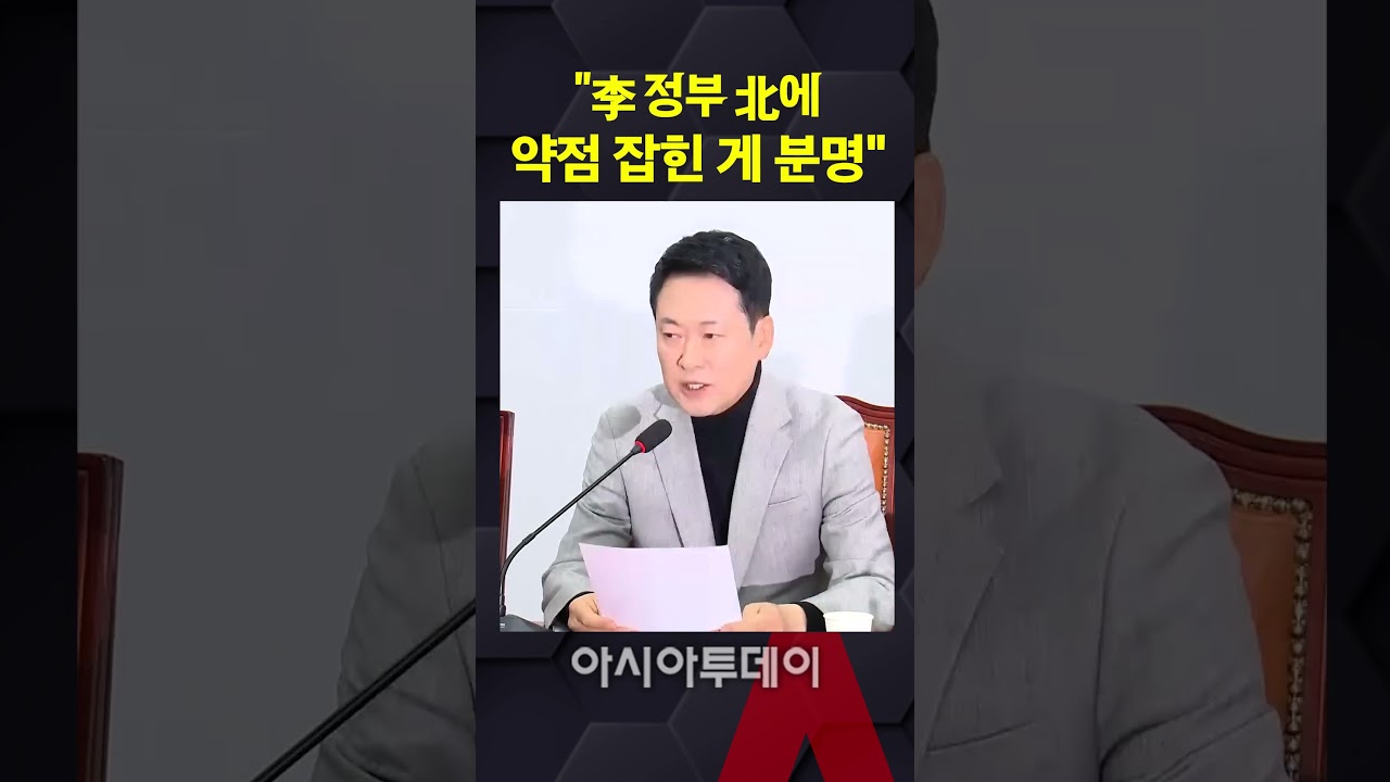 장동혁 "李 정부 北에 약점 잡힌 게 분명"