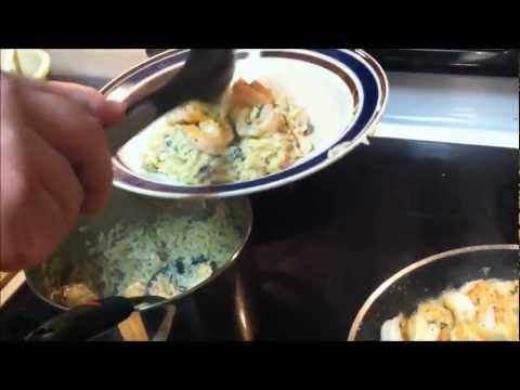 AJCS Episode 15 - Shrimp Scampi and Mushroom Orzo