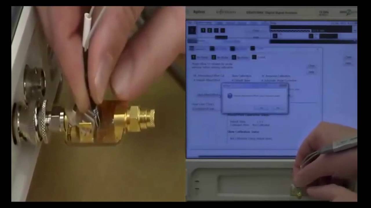 Calibrate the Keysight E2678A/B Socketed Probe head for
