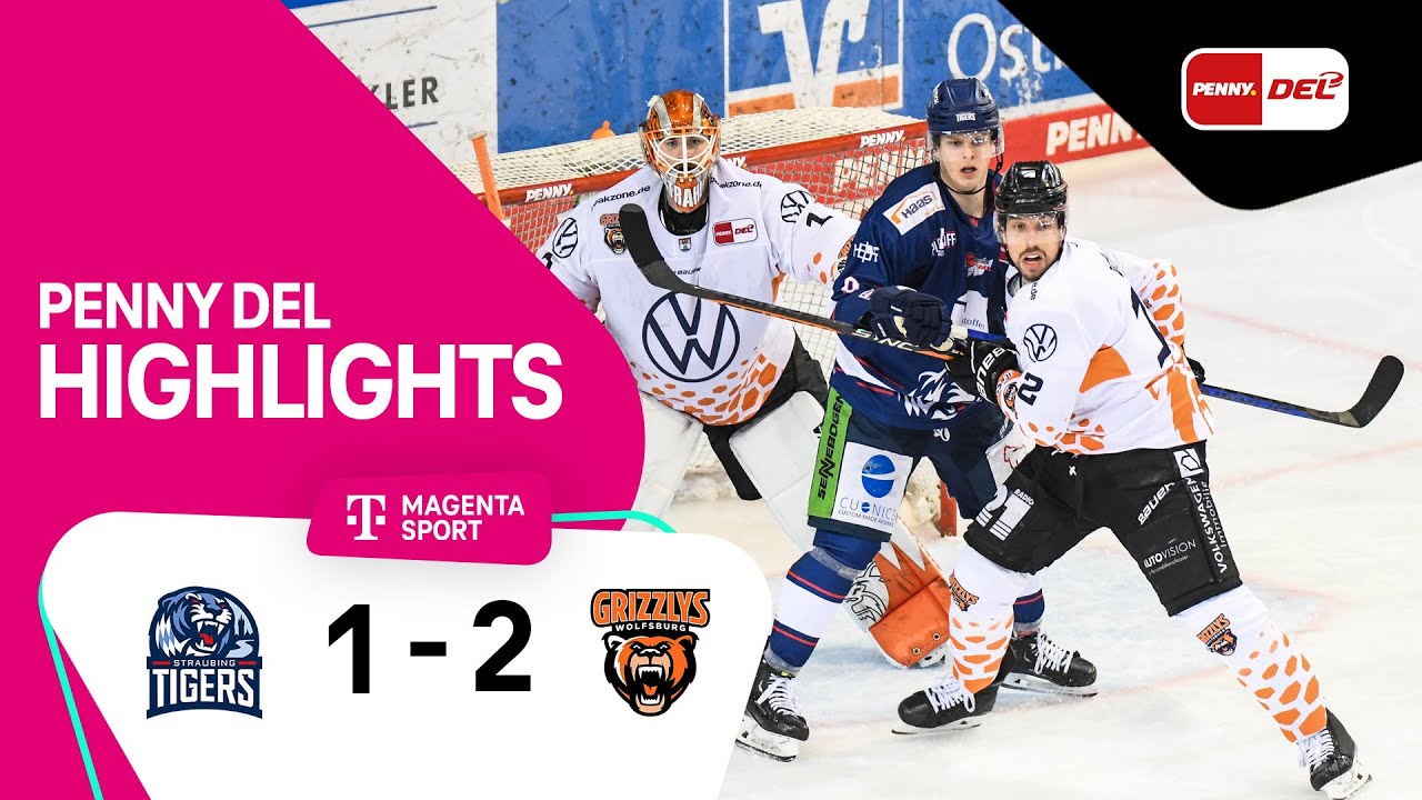 Straubing Tigers - Grizzlys Wolfsburg Highlights PENNY DEL 22/23