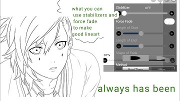 How to Use Stabilizer in [Ibis Paint X] to A Better Lineart