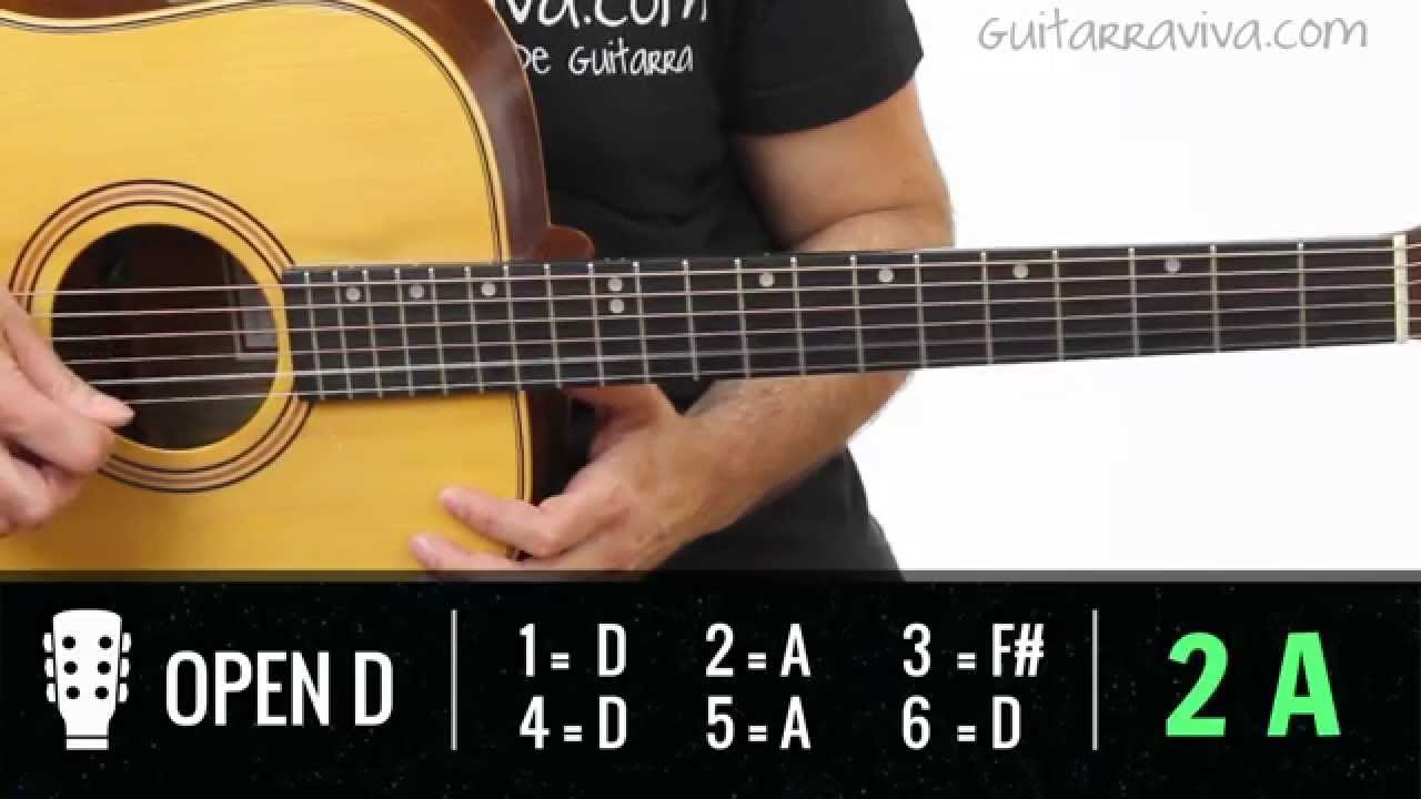 Afinador OPEN D ( Afinación Alternativa para guitarra) - YouTube