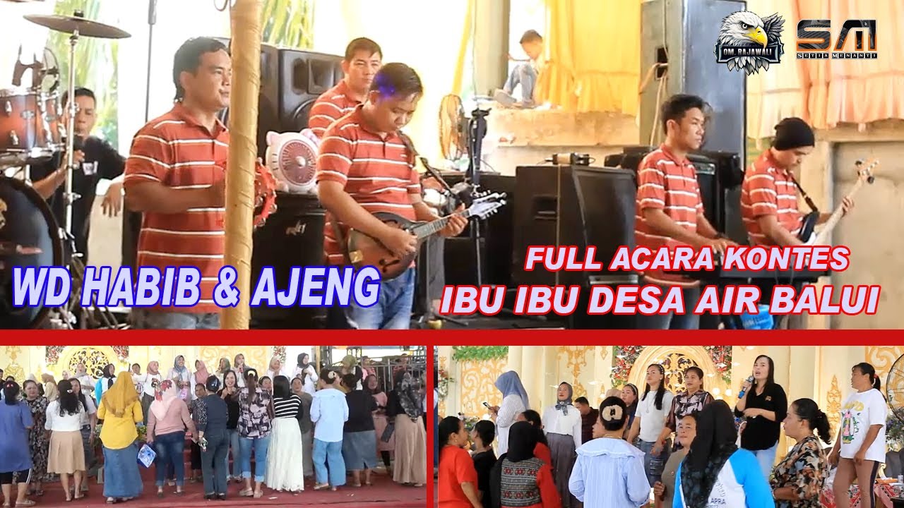OM. RAJAWALI FULL ACARA KONTES IBU IBU DESA AIR BALUI 