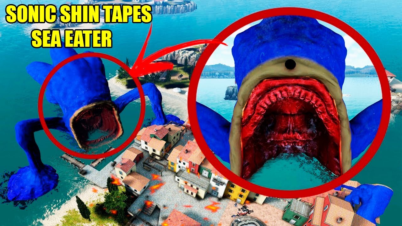 PODEMOS DERROTAR TODOS os SEA EATER SONIC TAPES (Devorador de Oceanos) como CAÇADORES! - GARRY'S MOD