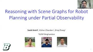 Reasoning with Scene Graphs for Robot Planning under Partial Observability (Presentation)