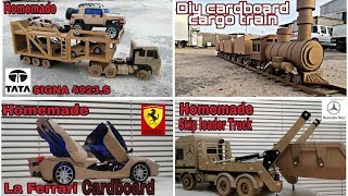 Top 4 Amazing DIY Toys made of Cardboard/Time-lapse