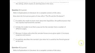 Unit 1 Test-Narrative Techniques and Structure (#1-5)