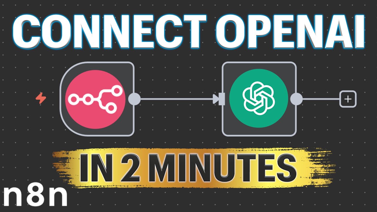 How to Connect OpenAI to n8n (Step By Step in Under 2 Minutes!) - YouTube