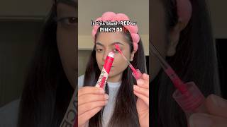 Download Lagu Is this blush RED or PINK?! 👀❤️🩷 #youtube #makeup #shorts MP3