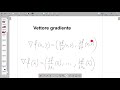18 - derivate parziali; campi scalari e vettoriali; gradiente