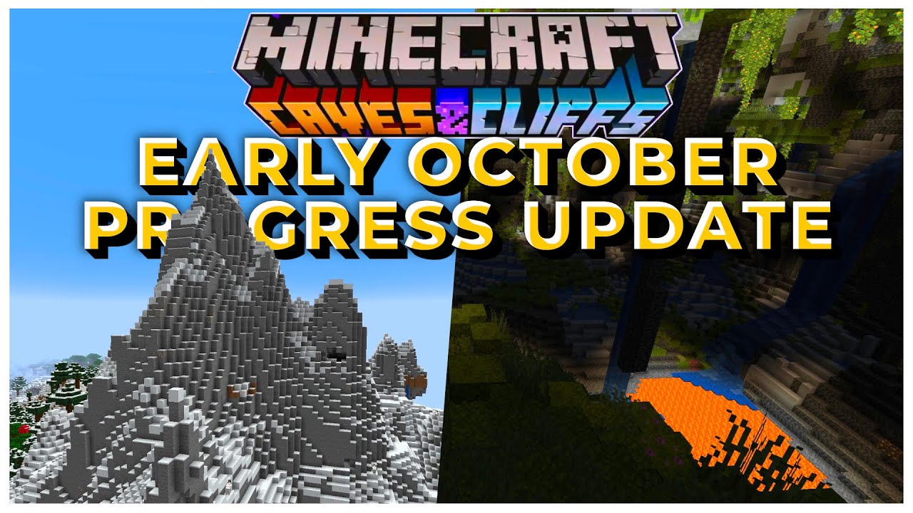 NEW Caves & Cliffs Progress Update | Minecraft Caves & Cliffs Update ...