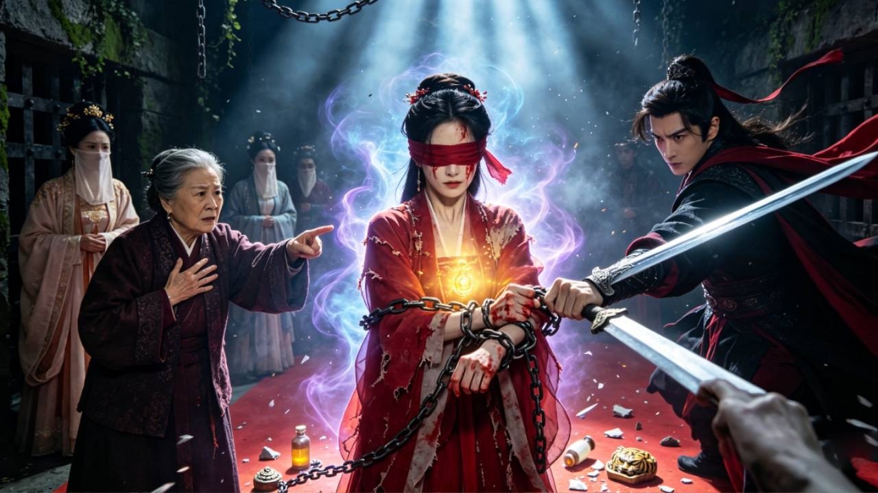 十年地窖囚禁飽受折磨，神醫盲女身负血海深仇，被仇家當作棄子強制替嫁，大婚之夜迎來驚天反轉，青梅將軍逆天護妻，雙強聯合復仇，清算滿門罪孽 #大女主 #爽劇 #逆襲 #親情 #復仇