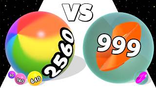 BALL MASTER 2560 /vs MARBLE RUN 3D ∞ ASMR Gameplay Android iOS ✦ Ball Run 3D Merge Master Gameplay screenshot 1