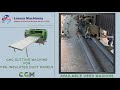 Eco silent cnc cutting machine for pre insulated duct panels