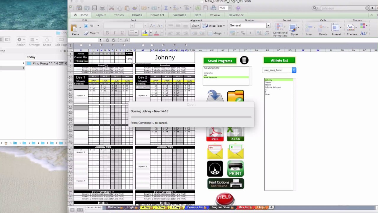 Managing Strength & Conditioning programs