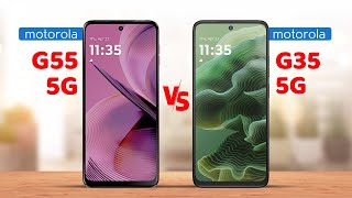 Motorola Moto G55 5G vs Motorola Moto G35 5G Specification Comparison
