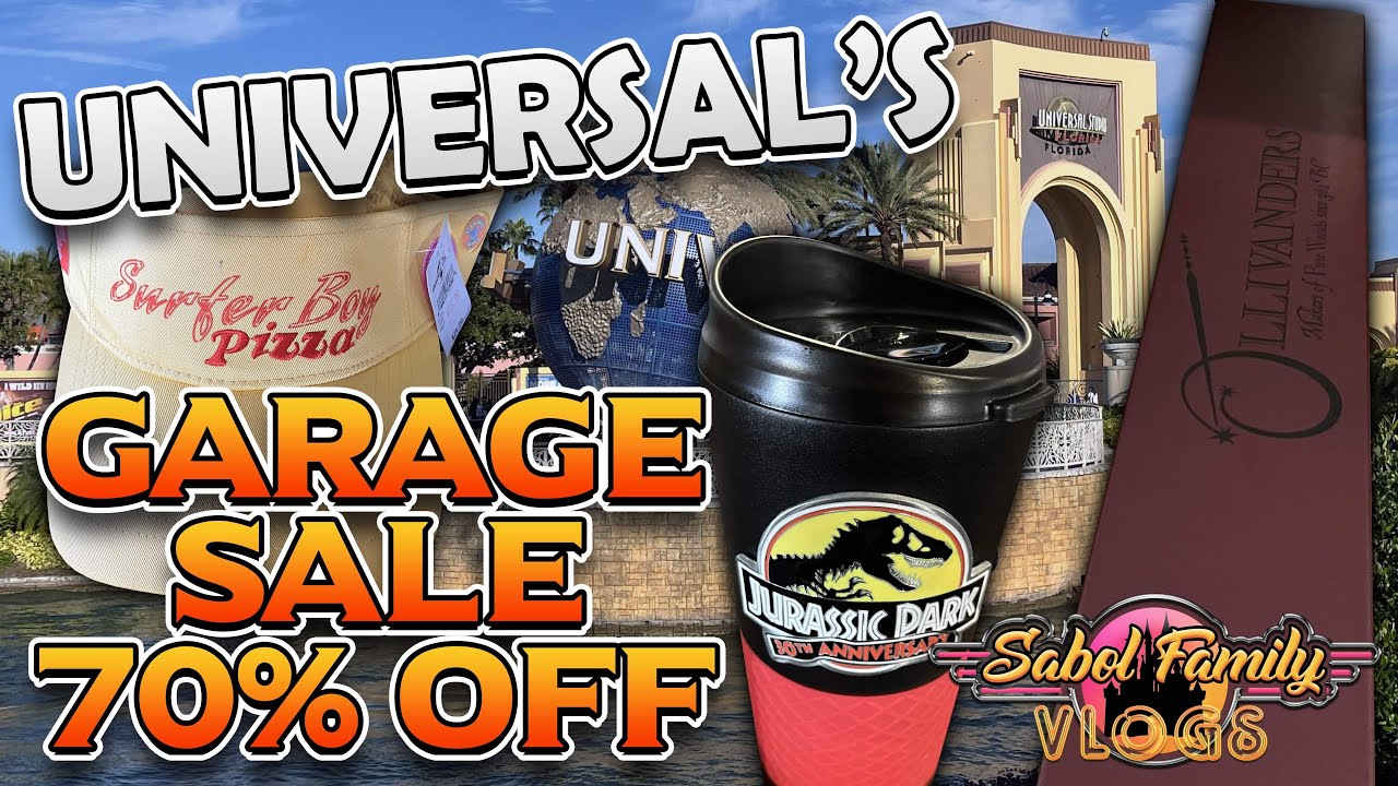UNIVERSAL ORLANDO GARAGE SALE 2023 70 OFF Discounted Merchandise Harry Potter, HHN & More