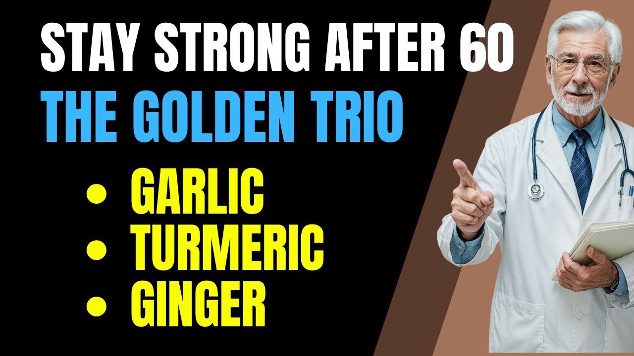 The Golden Trio for Health After 50 | Garlic, Turmeric & Ginger Benefits