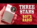 Vintage transistor radio  the stylish three stars boys radio 2 transistor  collectornetnet