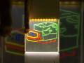 I Made a Glowing Minecraft SNIFFER Neon Sign! 🌸🦖 #minecraft #shorts #satisfying