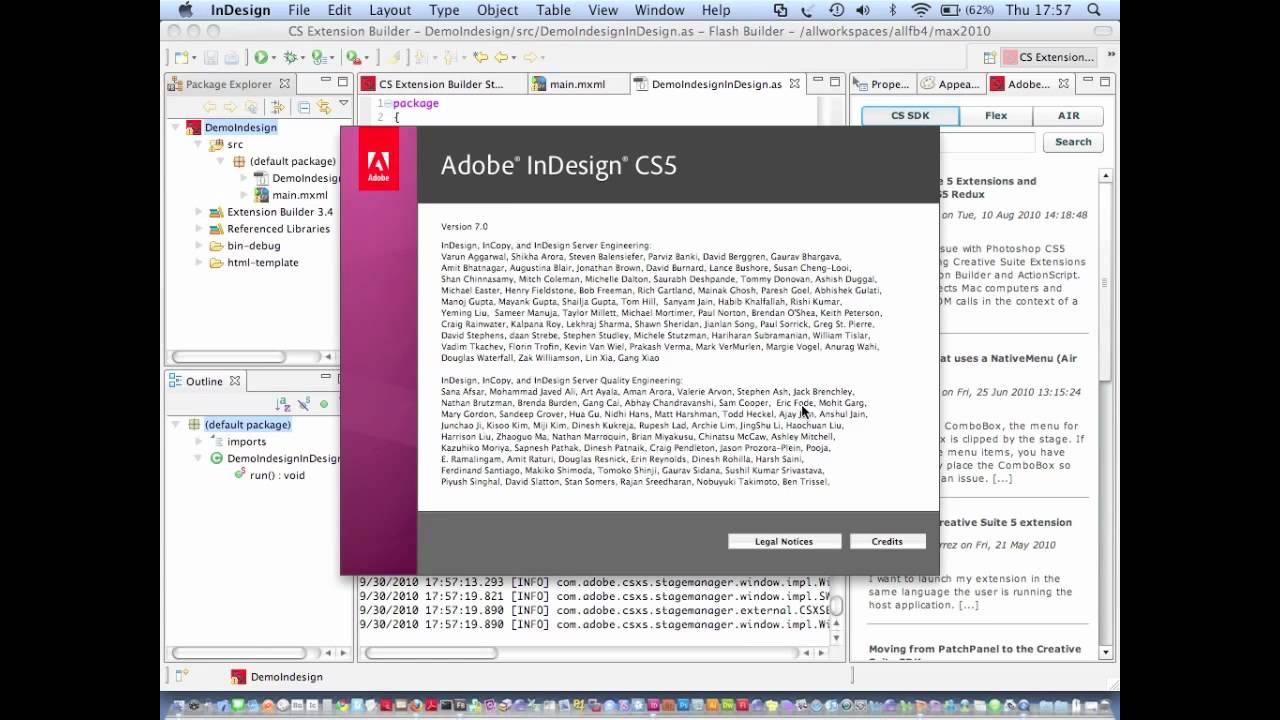 Creative Suite Extension Builder In Depth Part 1