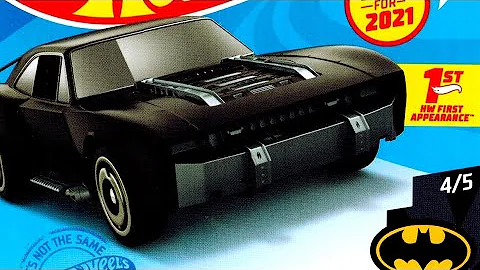 New 2021 Hot Wheels Batmobile Review From The Batman Movie