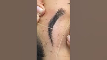 Eyebrow threading tutorial #eyebrowthreadingtutorial #shortvideo #shorts