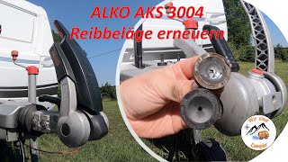 Ich erneuere die Reibbeläge der ALKO AKS 3004 Kupplung