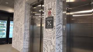 New Schindler 3300 MRL Traction Elevators - LivSmart Studios by Hilton Kokomo - Kokomo, IN