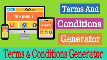 How to Create Free Terms & Conditions Page - Terms & Conditions Generator