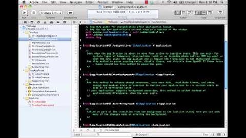 5 Tour of XCode